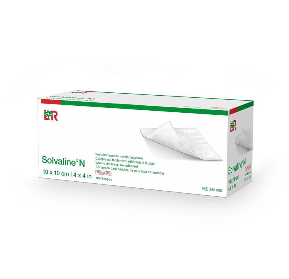 SOLVALINE N compresse vulnéraire 10x10cm 100 pce