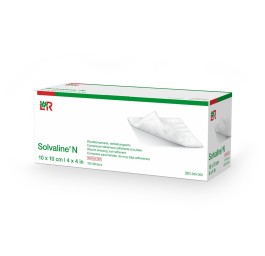 SOLVALINE N compresse vulnéraire 10x10cm 100 pce