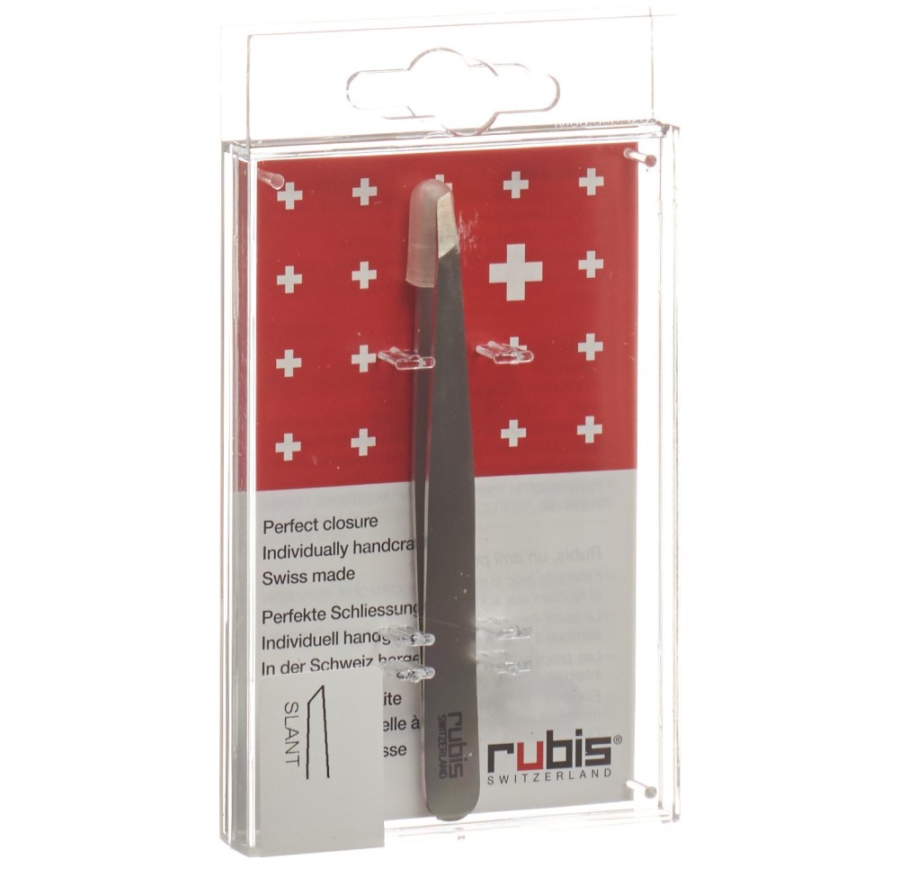 RUBIS pincette biseautée inox RUBIS pincette biseautée inox