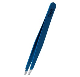 RUBIS pincette biseautée bleue inox