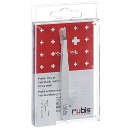 RUBIS pincette evolution blanche inox