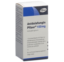 ANIDULAFUNGIN Pfizer subst sèche 100 mg flac