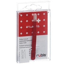 RUBIS pincette evolution rouge inox