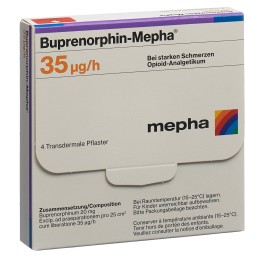 BUPRENORPHIN Mepha TTS 35 mcg/h sach 4 pce