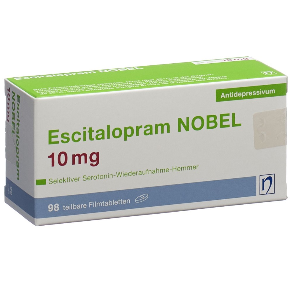 ESCITALOPRAM NOBEL cpr pell 10 mg 98 pce