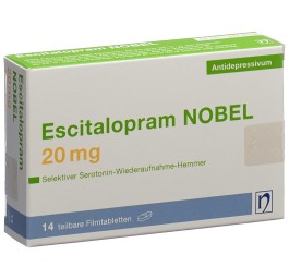 ESCITALOPRAM NOBEL cpr pell 20 mg 14 pce