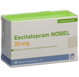 ESCITALOPRAM NOBEL cpr pell 20 mg 98 pce