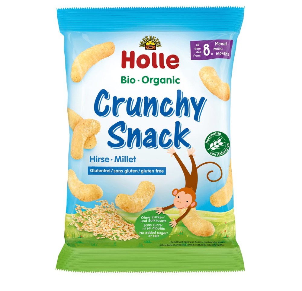 HOLLE Bio-Crunchy Snack millet 25 g