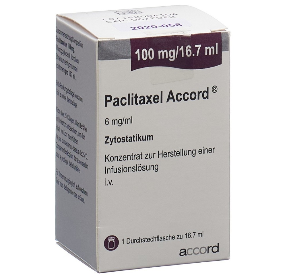 PACLITAXEL Accord 100 mg/16.7ml flac 16.7 ml PACLITAXEL Accord 100 mg/16.7ml flac 16.7 ml