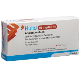 HULIO sol inj 40 mg/0.8ml stylo pré 2 x 0.8 ml