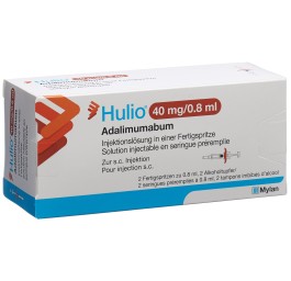 HULIO sol inj 40 mg/0.8ml ser préremp 2 x 0.8 ml