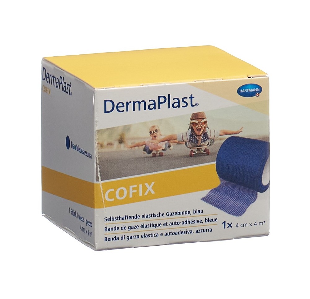 DERMAPLAST CoFix 4cmx4m bleu