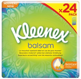 KLEENEX Balsam mouchoirs papier 24 x 9 pce