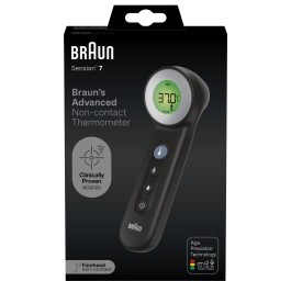 BRAUN Sensian 7 BNT400B Schw Age Prec Stirn Thermo