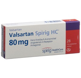 VALSARTAN Spirig HC cpr pell 80 mg 28 pce
