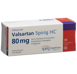 VALSARTAN Spirig HC cpr pell 80 mg 98 pce