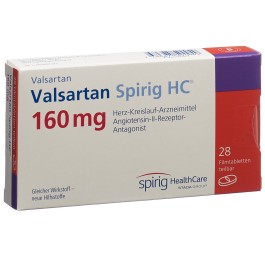 VALSARTAN Spirig HC cpr pell 160 mg 28 pce