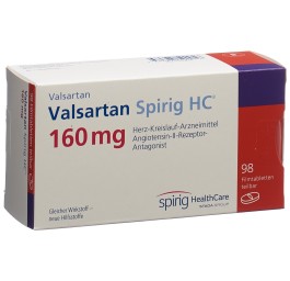 VALSARTAN Spirig HC cpr pell 160 mg 98 pce