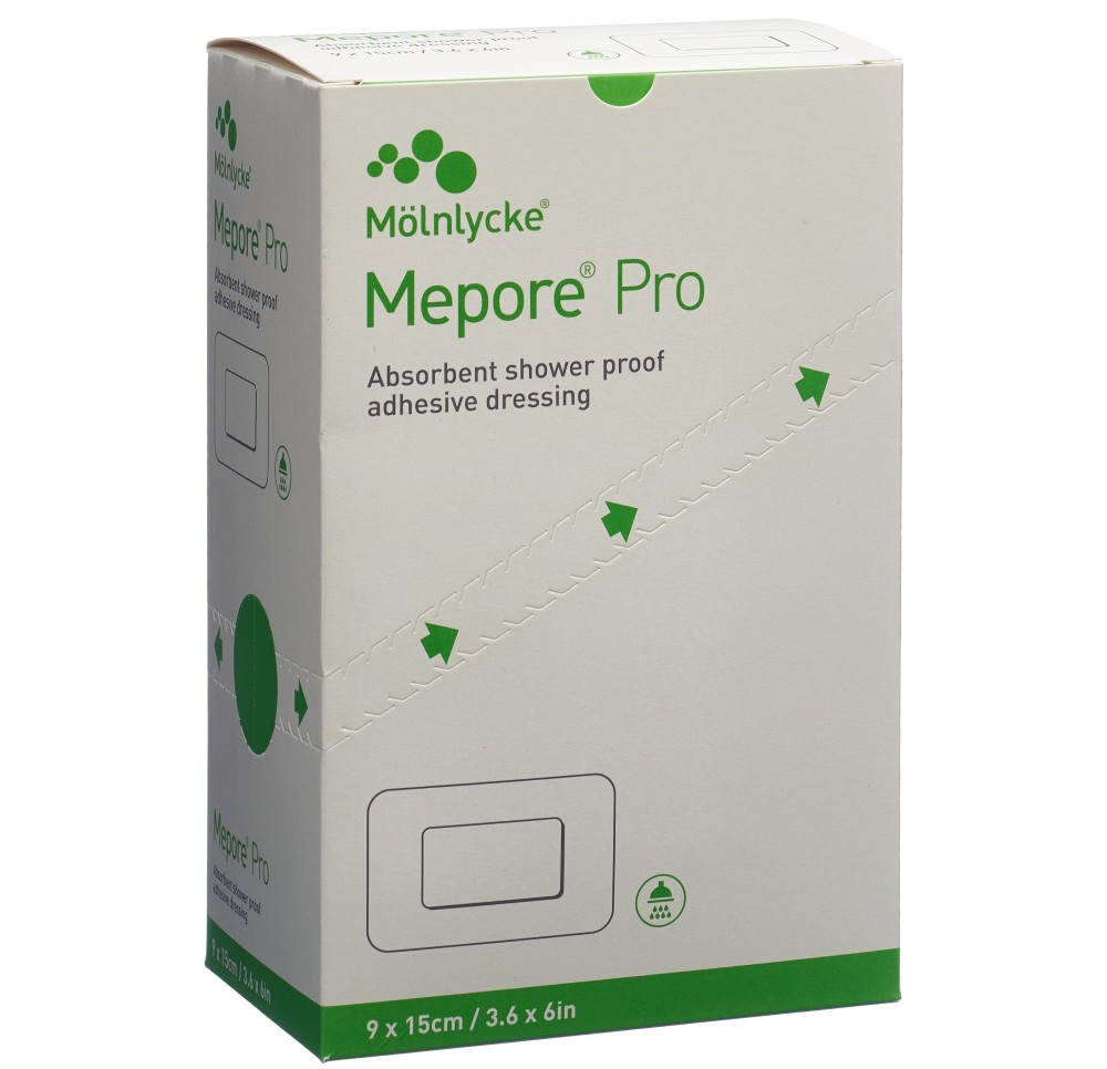 MEPORE PRO pansem 15x9cm couss 9x5cm st (n) 40 pce