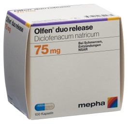 OLFEN duo release caps 75 mg 100 pce