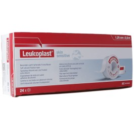 LEUKOPLAST skin sens sil 1.25cmx2.6m 24 pce