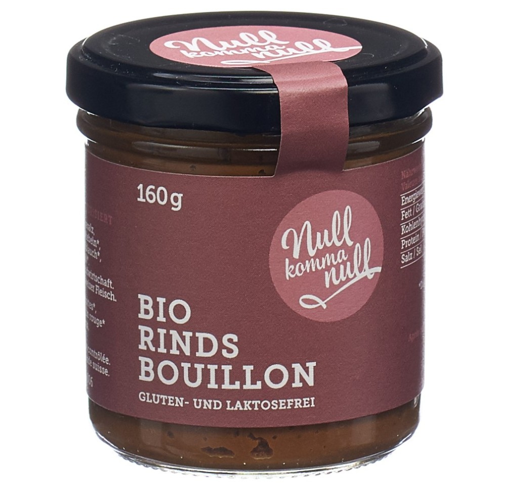 NULLKOMMANULL Bouillon de boeuf verre 160 g