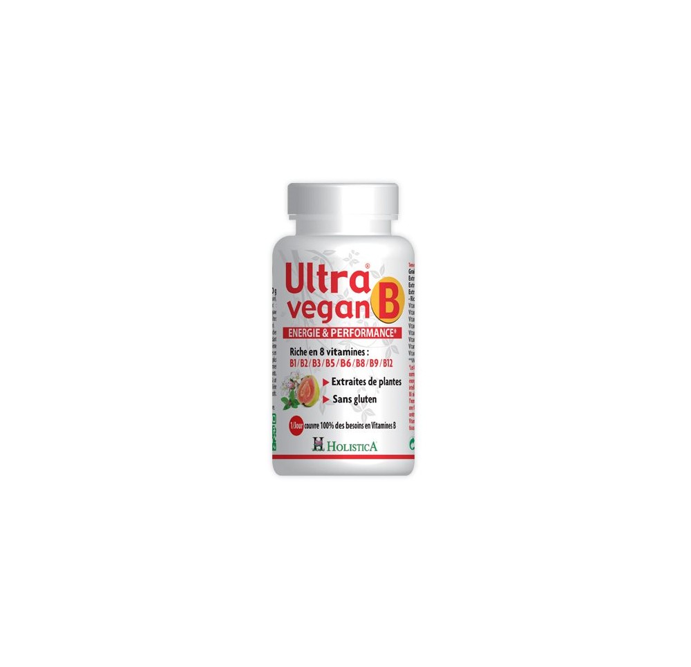 HOLISTICA Ultra Vegan B cpr 30 pce HOLISTICA Ultra Vegan B cpr 30 pce