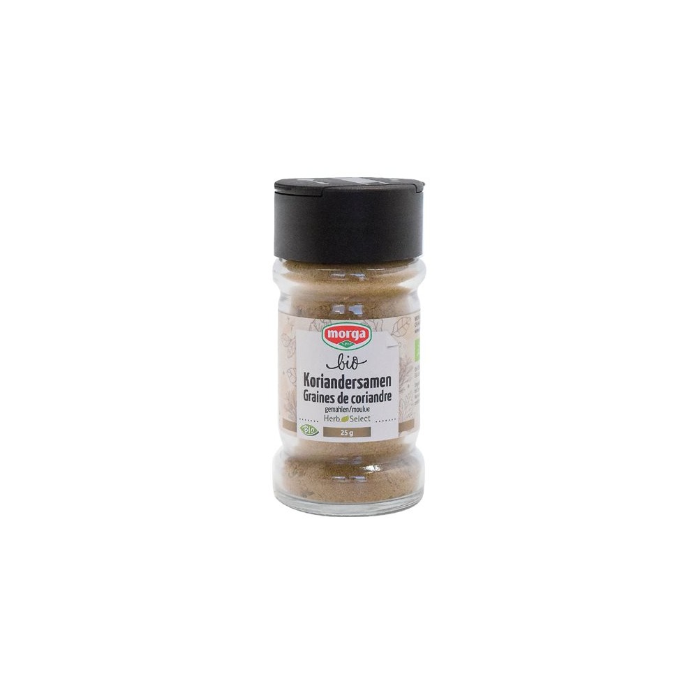 MORGA épice grain coriandre moulue bio verre 25 g