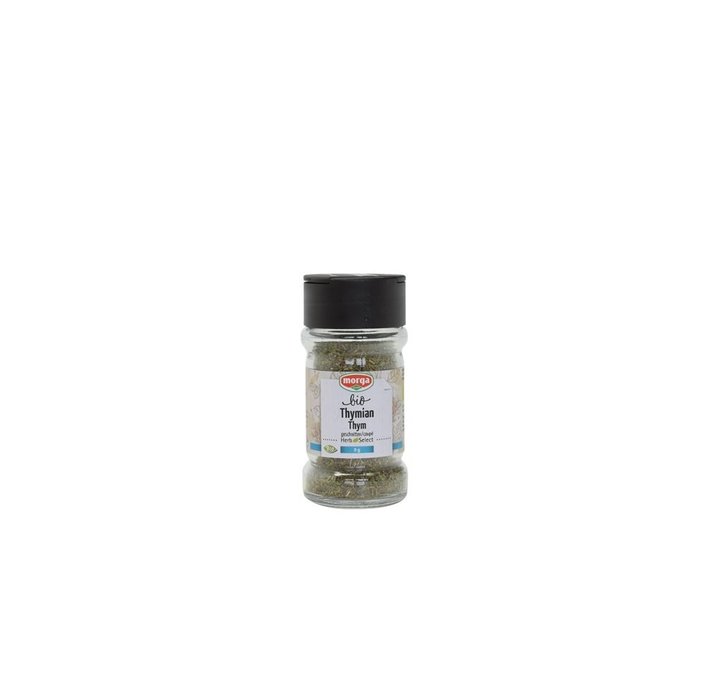 MORGA épice thym coupé bio verre 16 g MORGA épice thym coupé bio verre 16 g