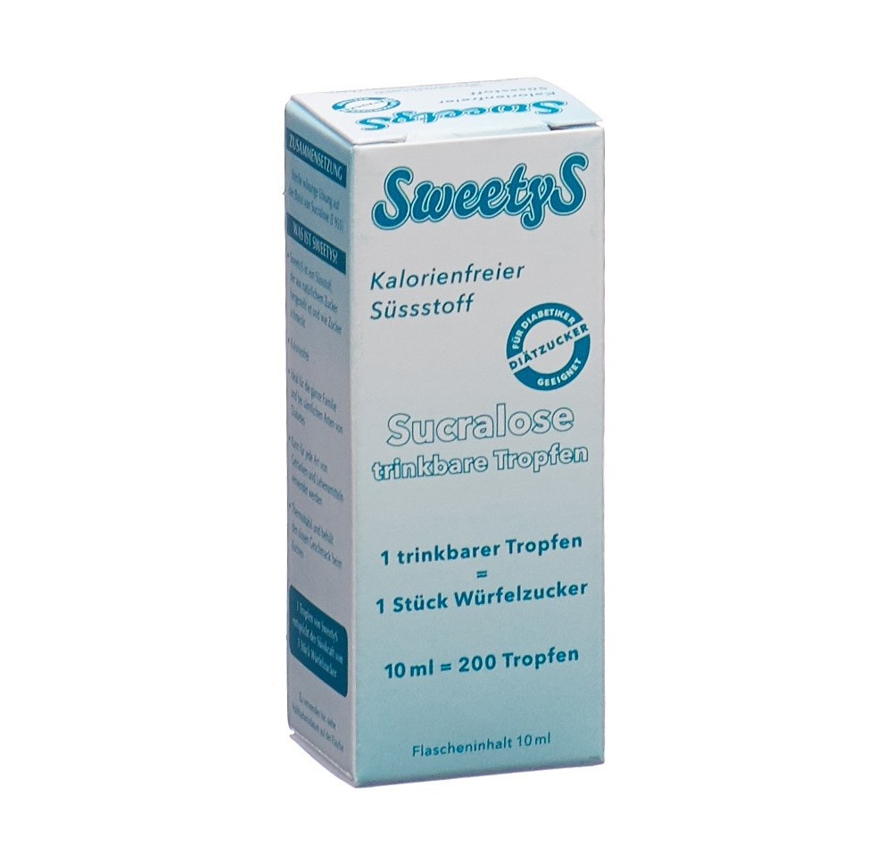 GOODNESS SweetyS Sucralose Süssstoff fl gtt 10 ml GOODNESS SweetyS Sucralose Süssstoff fl gtt 10 ml