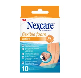 3M NEXCARE pansem foam activ bandes 6x10cm 10 pce