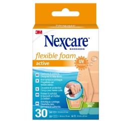 3M NEXCARE pansem foam activ 3 tailles ass 30 pce