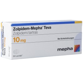 ZOLPIDEM Mepha Teva Lactab 10 mg 30 pce