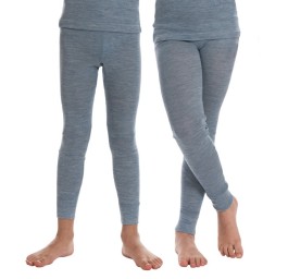 EUSANA kids caleçon long Gr128 bleu clair chiné