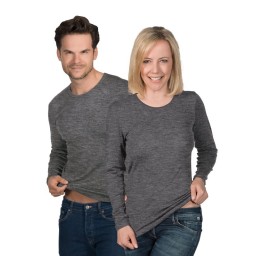 EUSANA sport manches longues XL gris chi unisexe