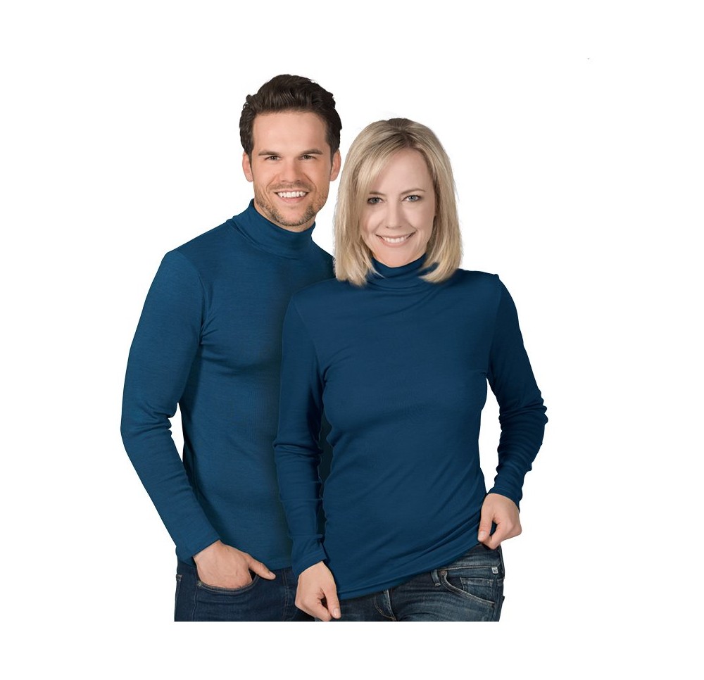 EUSANA sport manches longues roulé S mari unisexe