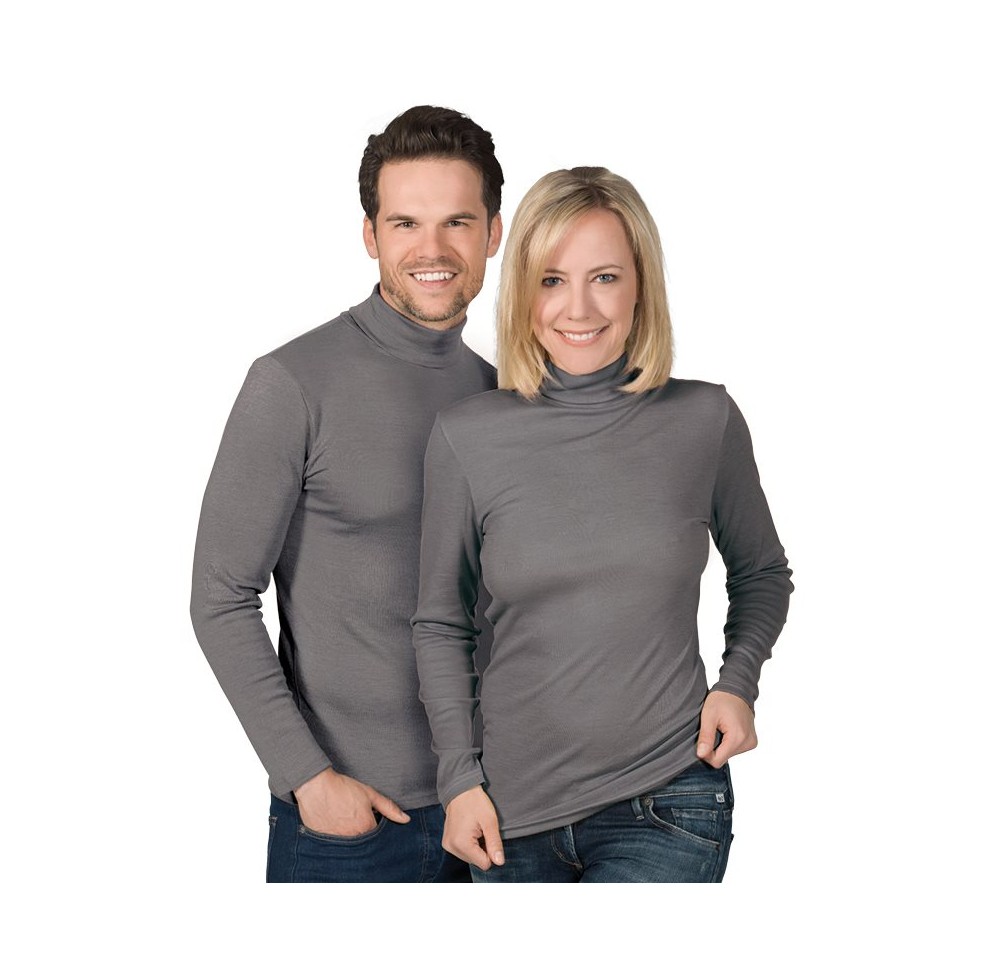 EUSANA sport manches longues roulé XL anth unisexe