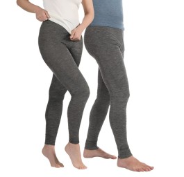 EUSANA sport caleçon long XL gris chiné unisexe