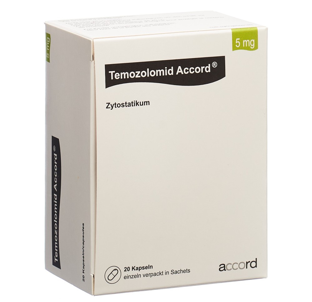 TEMOZOLOMID Accord caps 5 mg sach 20 pce TEMOZOLOMID Accord caps 5 mg sach 20 pce