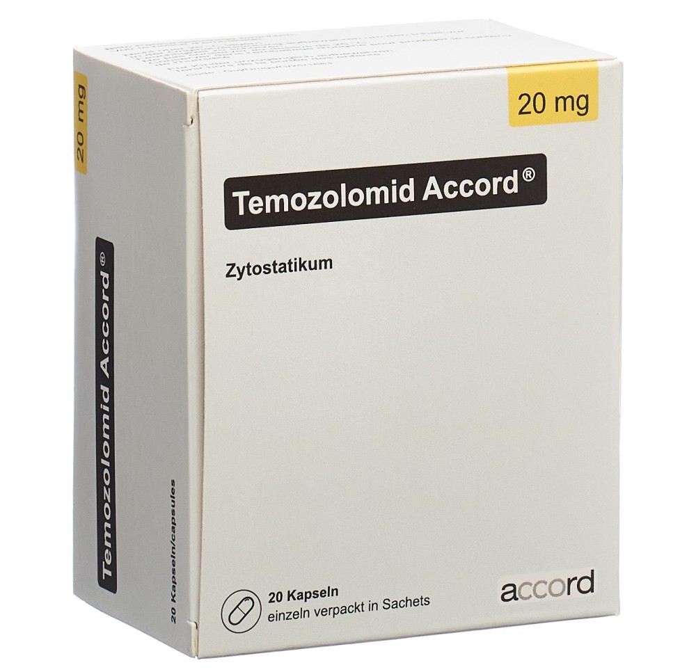 TEMOZOLOMID Accord caps 20 mg sach 20 pce TEMOZOLOMID Accord caps 20 mg sach 20 pce