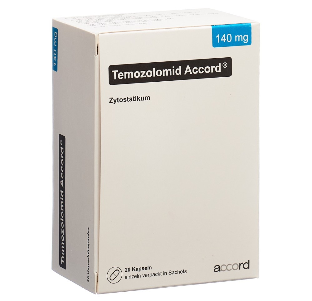 TEMOZOLOMID Accord caps 140 mg sach 20 pce TEMOZOLOMID Accord caps 140 mg sach 20 pce