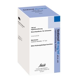 SEDANOL sol inj 40 mg/ml ad us vet fl 100 ml