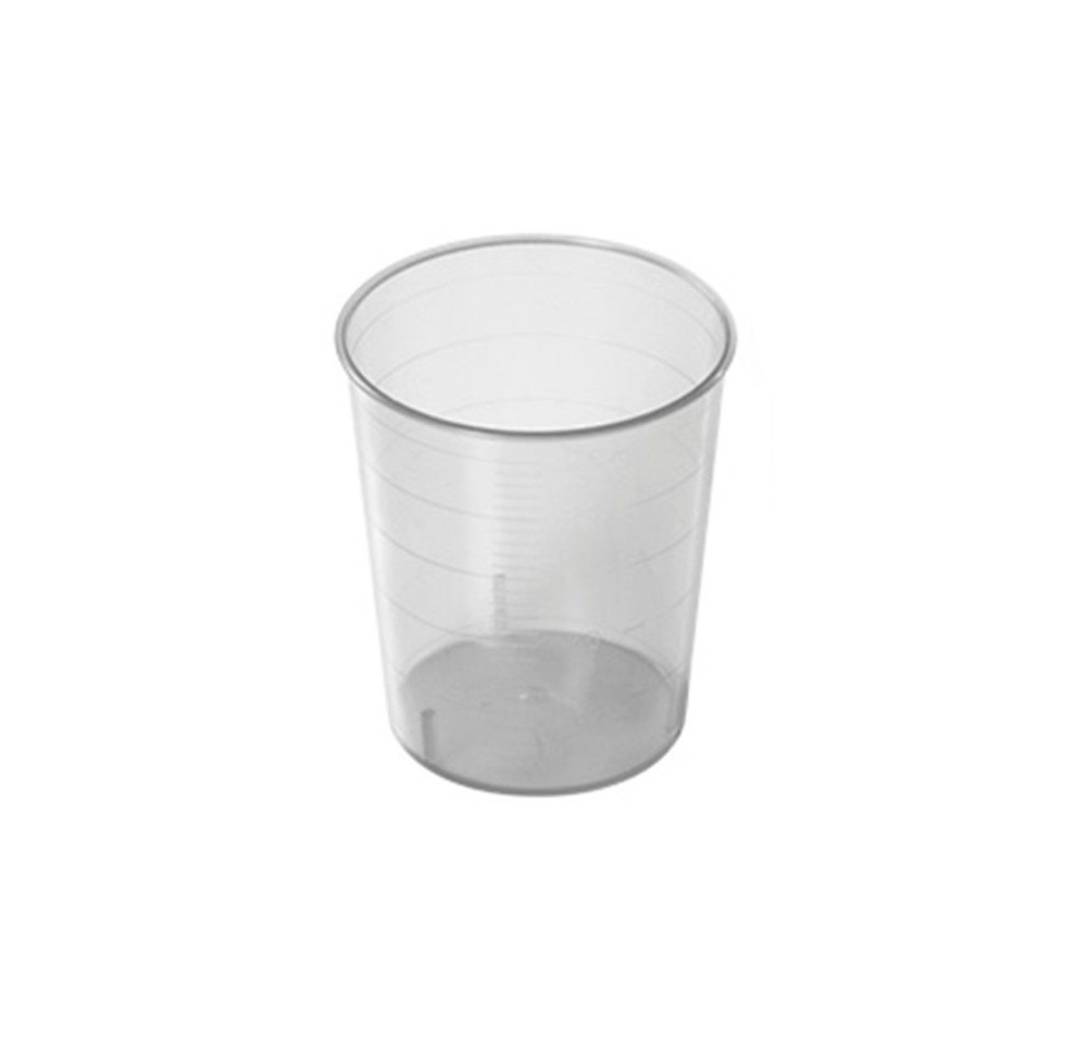WIEGAND Medigobelets 25ml transp lavables 50 pce