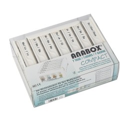 ANABOX pilulier compact 7jours blanc 4 cas a/f/i