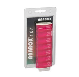 ANABOX pilulier 1x7 pink a/f/i emba blist