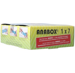 ANABOX pilulier 1x7 turq a/f/i disp 12pce