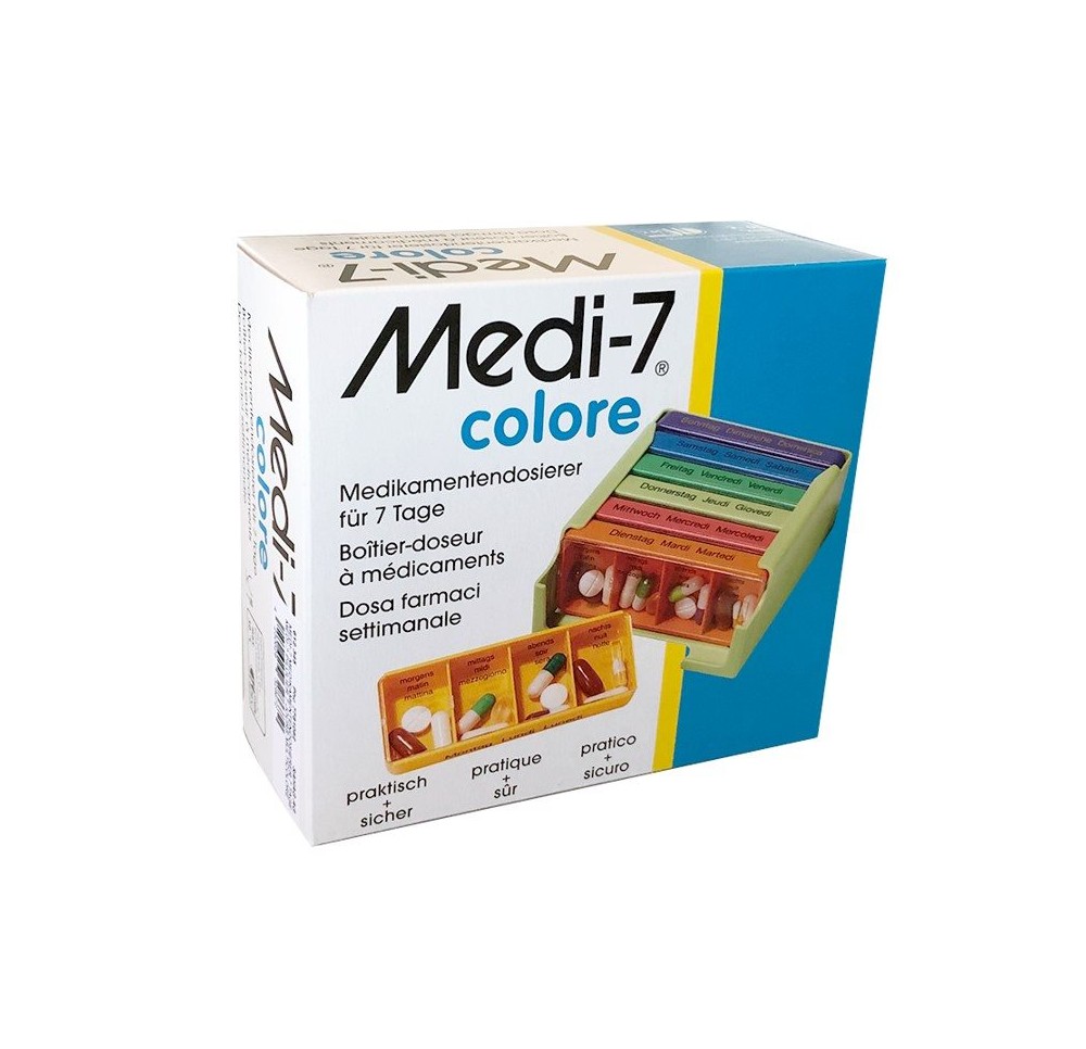SAHAG Medi-7 pilulier 7 jours 4 cases jo multi fr