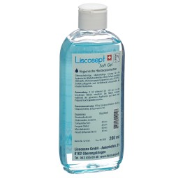 LISCOSEPT Soft Gel désinfect mains clap fer 200 ml