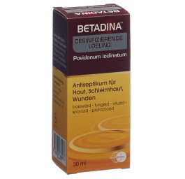 BETADINA solution désinfectante fl 30 ml