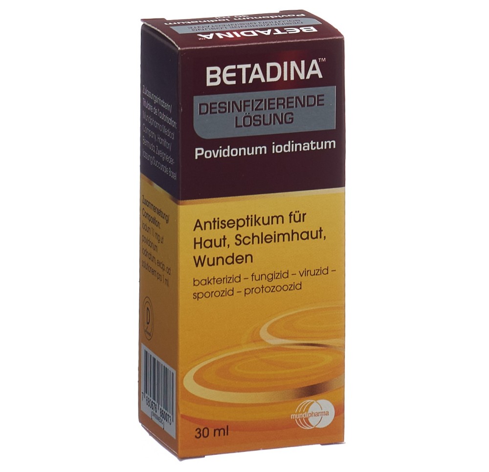 BETADINA solution désinfectante fl 30 ml BETADINA solution désinfectante fl 30 ml